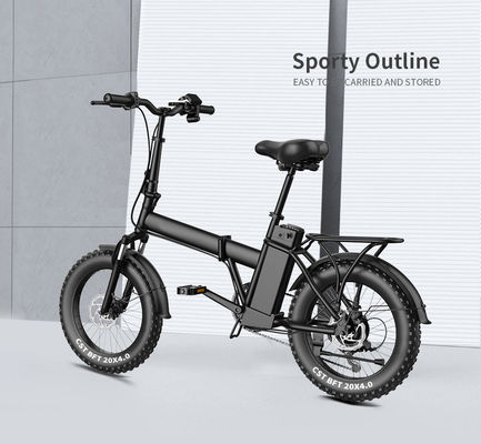 48v تاشو دوچرخه برقی سبک وزن 27 کیلوگرم وزن خالص با تایر چربی 14 اینچ