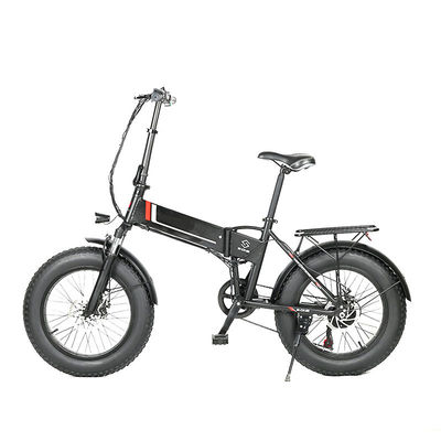 20 &quot;آلومینیوم تاشو چربی قاب 7 سرعت چاق لاستیک دوچرخه برقی چربی Ebike دوچرخه برقی شهر