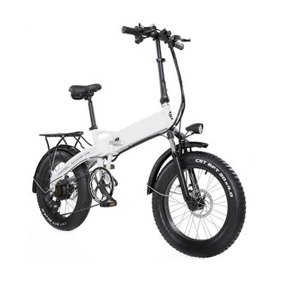 دوچرخه برقی تاشو 350W برای بزرگسالان ، 20 اینچ 4.0 دوچرخه تایر چربی تاشو 28MPH