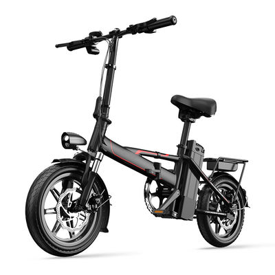 دوچرخه تاشو برقی سبک وزن 48T Alu تاشو 125 کیلوگرم حداکثر بارگیری