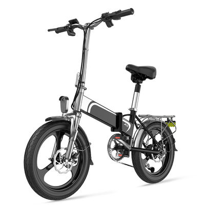 20 اینچ دوچرخه تاشو برقی سبک وزن 125 کیلوگرم بارگیری با 7.5AH Hiddenbattery