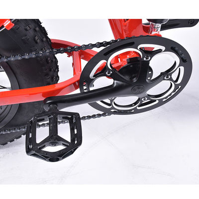 دوچرخه برقی تایر چربی تاشو 0.5KW حداکثر سرعت 15MPH برای چند منظوره