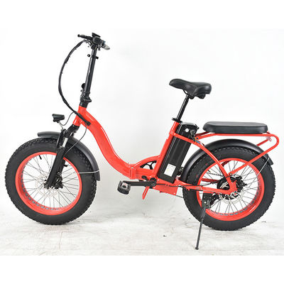 دوچرخه تاشو برقی تایر چربی 30 کیلوگرم با باتری لیتیوم 8A Shimano Geared