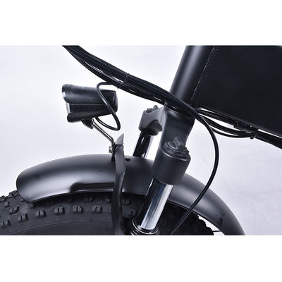 دوچرخه تاشو برقی تایر چربی 20 اینچ 140x34X70CM برای چند کاربرد