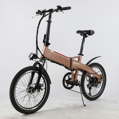 دوچرخه تاشو برقی سبک وزن 120 کیلوگرم 20x1.95 25 کیلومتر در ساعت