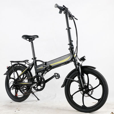 دوچرخه برقی تاشو سبک 20MPH ، دوچرخه تاشو برقی 20 اینچی 10.4Ah