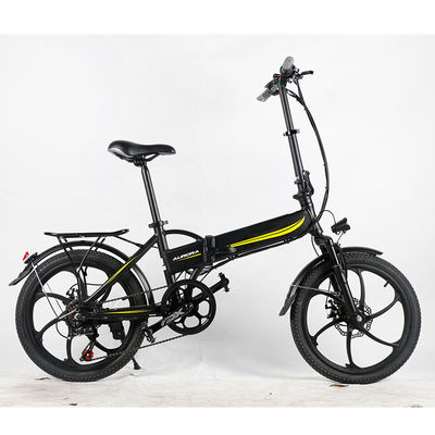 20x1.95 دوچرخه تاشو برقی سبک وزن 50 کیلومتر در ساعت حداکثر سرعت با زنجیره KMC