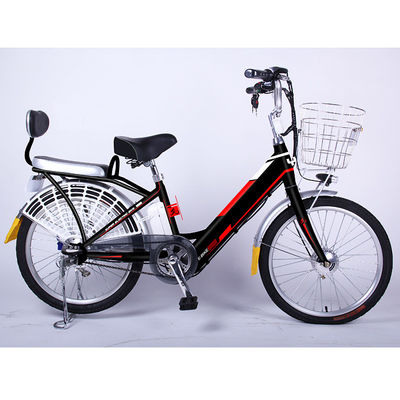 دوچرخه برقی فولادی قاب فولادی ، دوچرخه کمکی پدالی سبک 22 اینچی