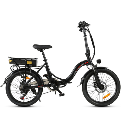 دوچرخه تاشو برقی 20 اینچی آلیاژ آلومینیوم 350 واتی برای خانم ها